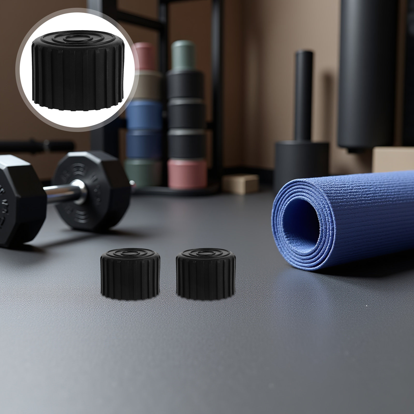 Fitness & Nutrition Lab - 5 قطع وسادات بلاستيكية عالية الكثافة