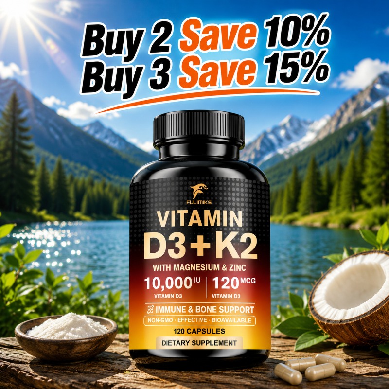 Vitamin D3 K2 Drop - مكمل فيتامين د3 ك2 بتركيز 10000