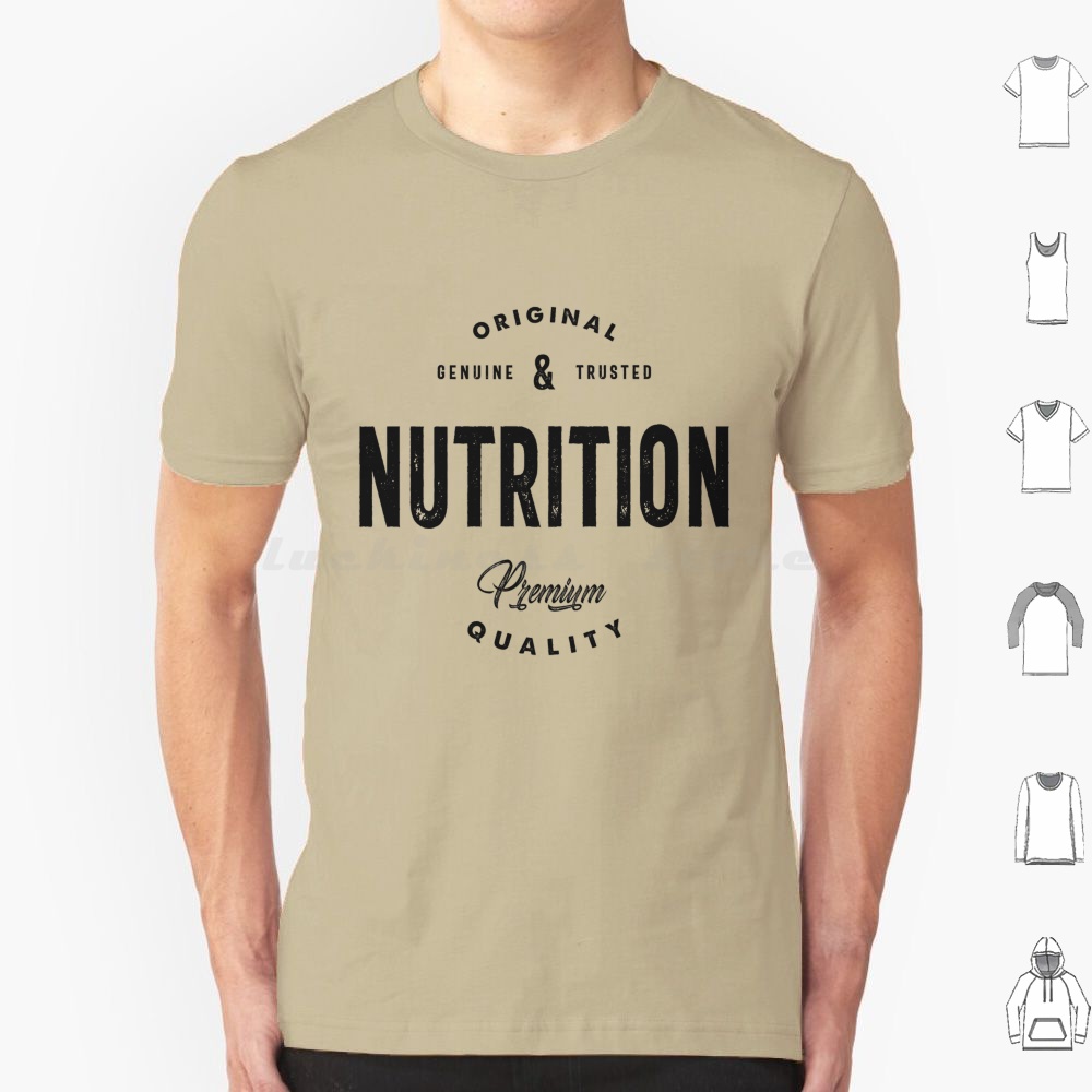 Nutrition & Fitness Station - التغذية الأصلية تي شيرت القطن الرجال