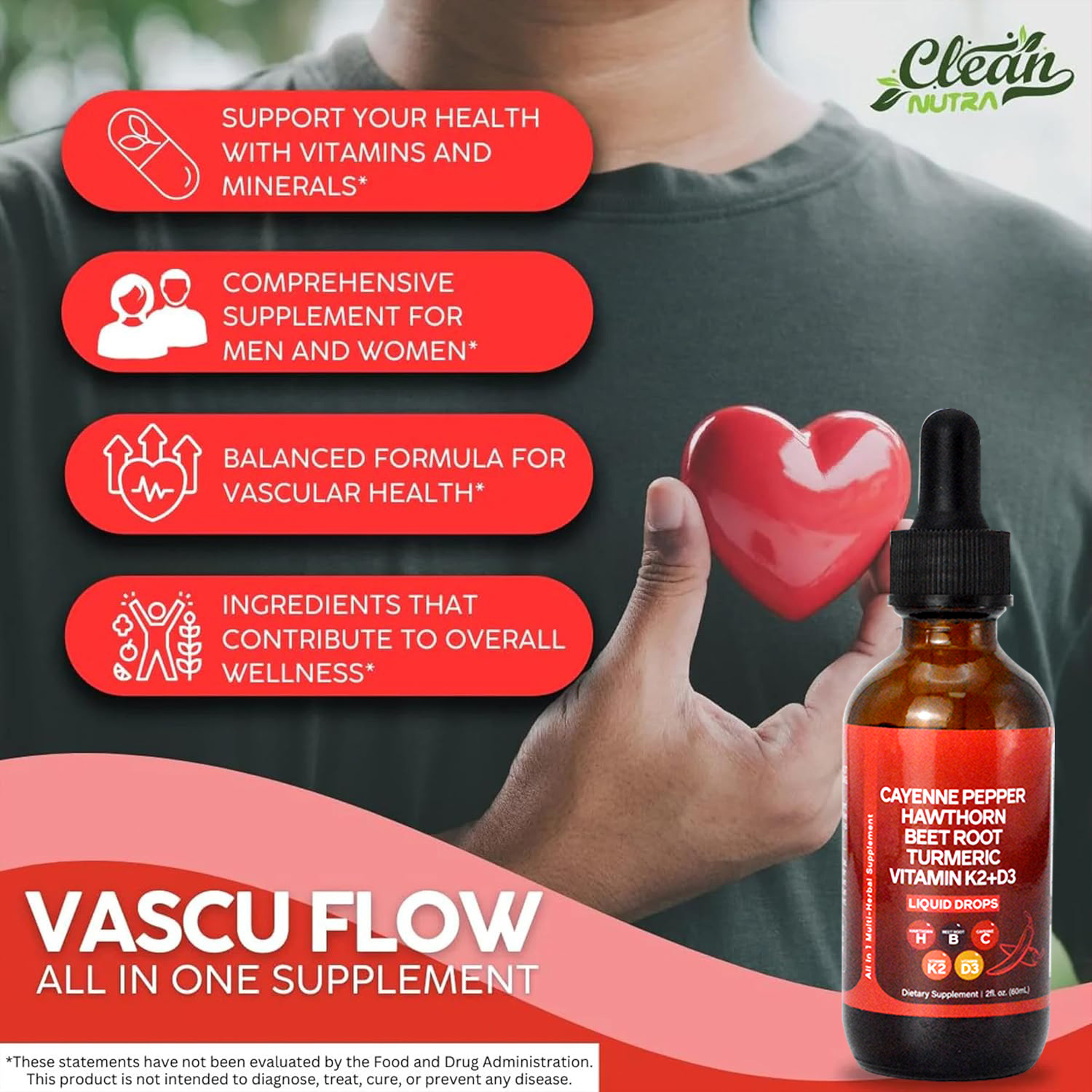 60 مل قطرات فلفل كايين، فلفل ك - مراجعة Vitamin D3 K2 Drop وسعره